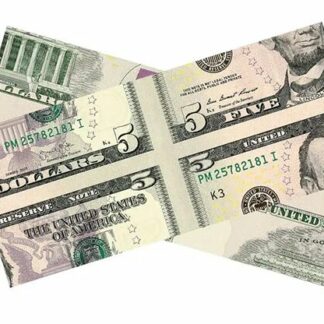 MAGIC MISMADE BILL (USD 5 Dollar Bill) by Diamond Jim Tyler