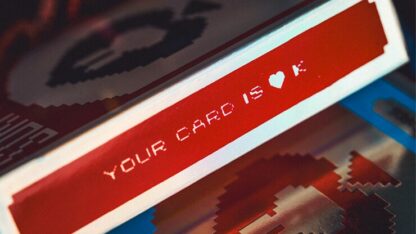 Limited Holographic Edition Surprise Deck V5 (Red) Playing cards by Bacon Playing Card Company - Image 3