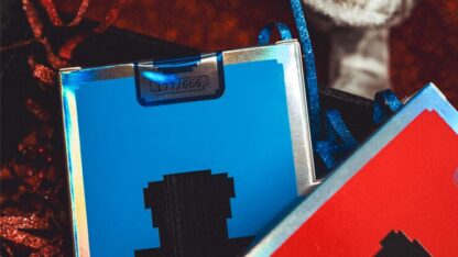 Limited Holographic Edition Surprise Deck V5 (Blue) Playing cards by Bacon Playing Card Company - Image 3