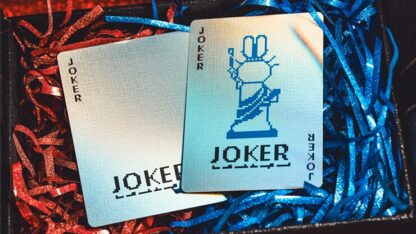 Limited Holographic Edition Surprise Deck V5 (Blue) Playing cards by Bacon Playing Card Company - Image 5