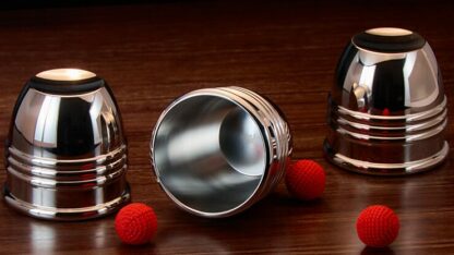 Cups and Balls Set (Stainless-Steel) by Bluether Magic and Raphael - Image 4