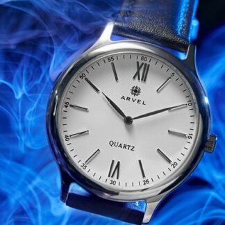 IARVEL WATCH (Silver Watchcase White Dial) by Iarvel Magic and Bluether Magic