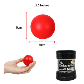 Return Ball (Red, 2") by JL Magic