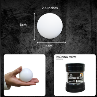 Return Ball (White, 2.5") by JL Magic