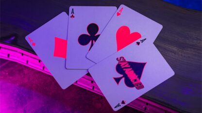 Bicycle Star-Fire Pink Neon Playing Cards - Image 4