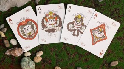 Samurai Otter Playing Cards - Hono Edition (Standard red) Playing Cards - Image 6