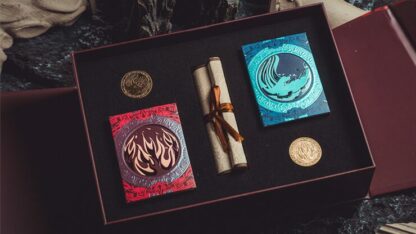 Atlantis (Water and Fire) Limited Gilded 2 Decks Set Playing Cards - Image 2