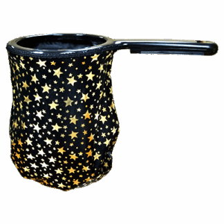 Change Bag Stars (Black/Gold Stars/Black Rim) by Bazar de Magia - Trick