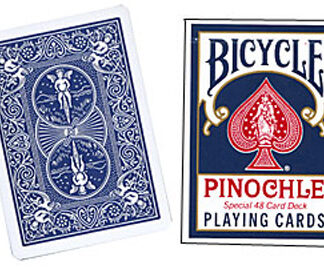 Cards Bicycle Pinochle Poker-size (Blue)