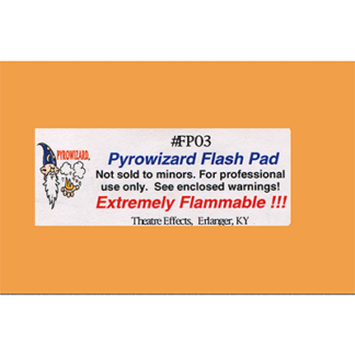 Theatre Effects Pyrowizard™ Flash Paper Sheets - 2"x3" 20 sheets