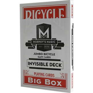 Jumbo Invisible Deck Bicycle (Red) - Trick