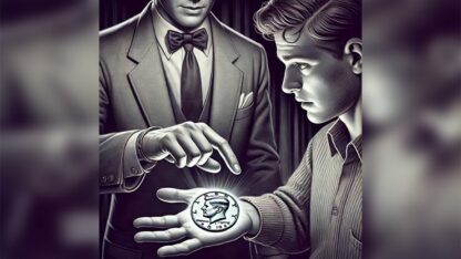 Open That Hand (Half Dollar) by Appmazing and Tango Magic(D0210) - Image 2