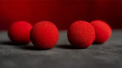 Magic Sponge Balls 4PK RED 1.5" by Murphy's Magic - Image 3