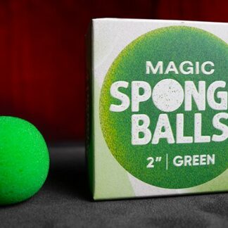 Magic Sponge Balls 4PK GREEN 2" by Murphy's Magic