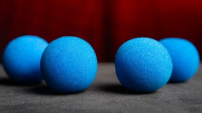 Magic Sponge Balls 4PK BLUE 1.5" by Murphy's Magic - Image 3