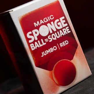 Magic Sponge Ball to Square JUMBO RED by Murphy's Magic