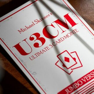 Michael Skinner's Ultimate Bicycle Jumbo 3 Card Monte (Red) by Murphy's Magic - Trick