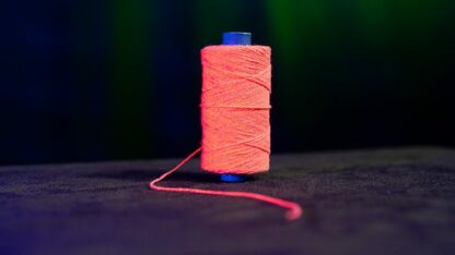 WGM UV GLOW GYPSY THREAD ORANGE REFILL SPOOL by Murphy's Magic  - Trick - Image 3