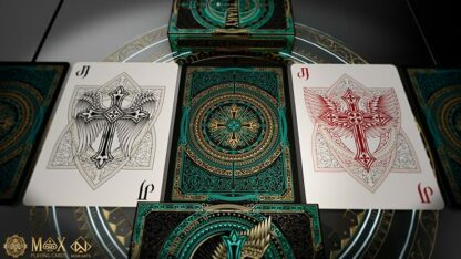 Royal Sanctuary Noble (foil) Emerald Kings Playing Cards - Image 2