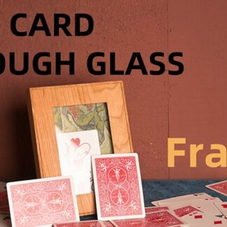Real Card Through Glass (Frame) by Yang Lei