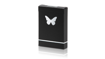 Limited Edition Butterfly Playing Cards (Black and Silver) by Ondrej Psenicka - Image 2