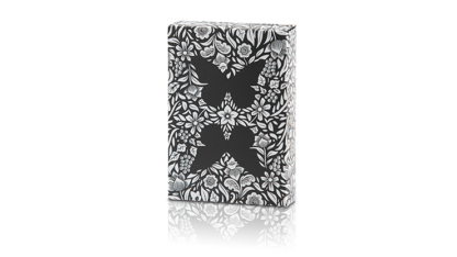 Limited Edition Butterfly Playing Cards (Black and Silver) by Ondrej Psenicka - Image 4