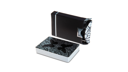 Limited Edition Butterfly Playing Cards (Black and Silver) by Ondrej Psenicka - Image 5
