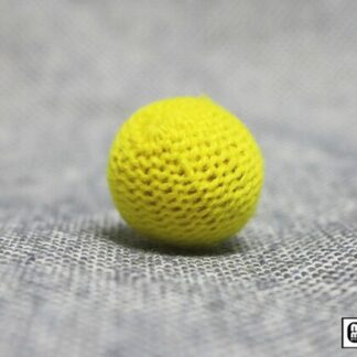 Crochet Ball .75 inch Single (Yellow) by Mr. Magic - Trick
