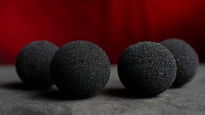 Magic Sponge Balls 50PK BLACK 2" by Murphy's Magic - Image 3