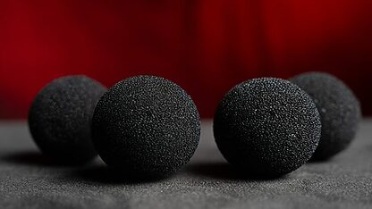 Magic Sponge Balls 50PK BLACK 1.5" by Murphy's Magic - Image 3
