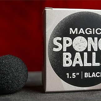 Magic Sponge Balls 50PK BLACK 1.5" by Murphy's Magic