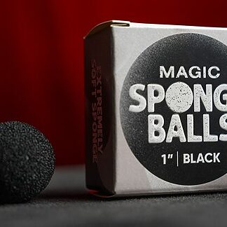Magic Sponge Balls 50PK BLACK 1" by Murphy's Magic