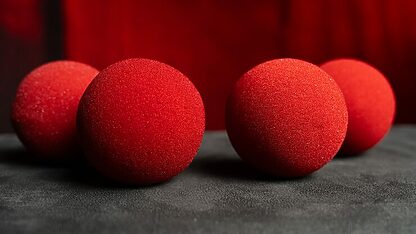 Magic Sponge Balls 50PK RED 3" by Murphy's Magic - Image 3