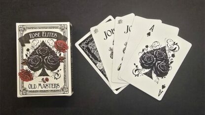 Rose Elites - Old Masters (Black) Marked Deck Playing Cards - Image 2
