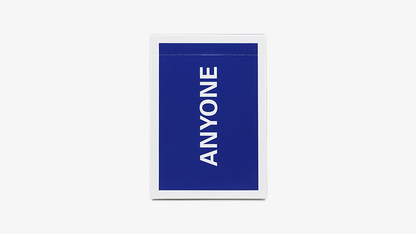 Cap Logo (Navy) ANYONE Playing Cards