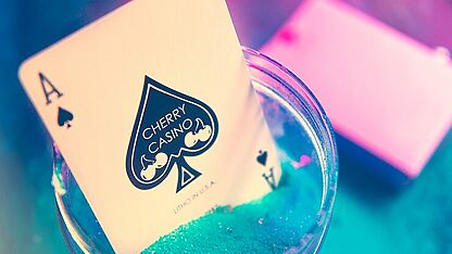 Cherry Casino House Deck Playing Cards (Flamingo Pink) - Image 2