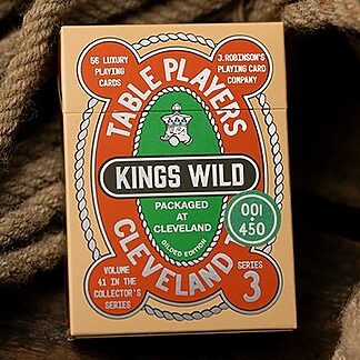 Gilded No.13 Table Players Vol.41 Playing Cards by Kings Wild Project