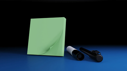 The Iarvel Magic Post-It Pad (Green) by Iarvel Magic - Image 2