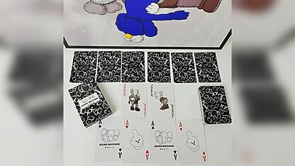 Kaws Seeing / Watching Black Edition Playing Cards - Image 4