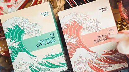 The Great Wave off Kanagawa V3 (Fresh Spring / Peppermint Green) Playing Cards - Image 6