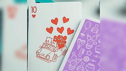 Diary of Kitten and Puppy - Kitten Purple Edition Playing Cards - Image 4