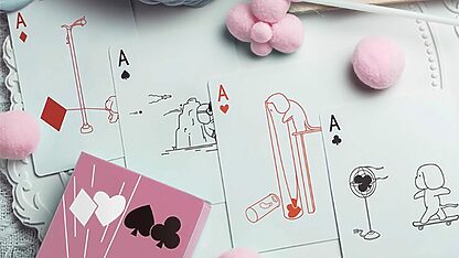 Diary of Kitten and Puppy - Puppy Pink Edition Playing Cards - Image 2