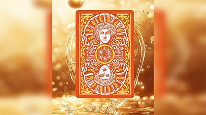Sun God Greek Mythology Themed Orange Edition Playing Cards - Image 4