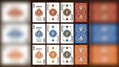 Sun God Greek Mythology Themed Blue Edition Playing Cards - Image 3