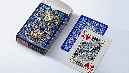 Sun God Greek Mythology Themed Blue Edition Playing Cards