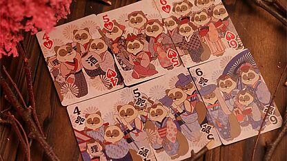 Tanuki Yukaku (Oiran-Dochu) Playing Cards - Image 5