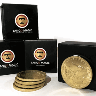 Replica Golden Morgan Expanded Shell (Gimmicks and Online Instructions) by Tango Magic - Trick