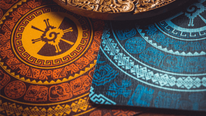 Maya 2 Deck set (Moon and Sun) Playing Cards - Image 2