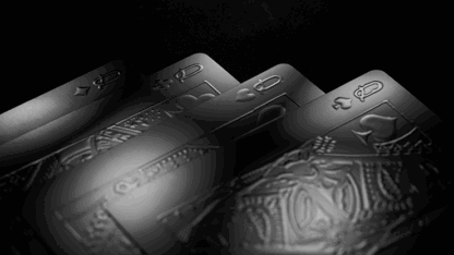Aqua Black Invisible Playing Cards by MPC - Image 5