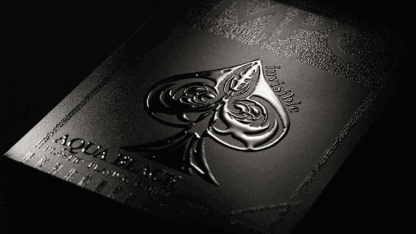 Aqua Black Invisible Playing Cards by MPC